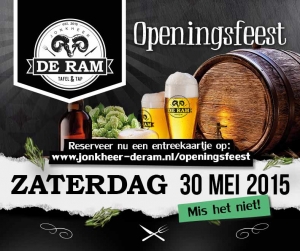 Openingsfeest Jonkheer de Ram in Schalkwijk